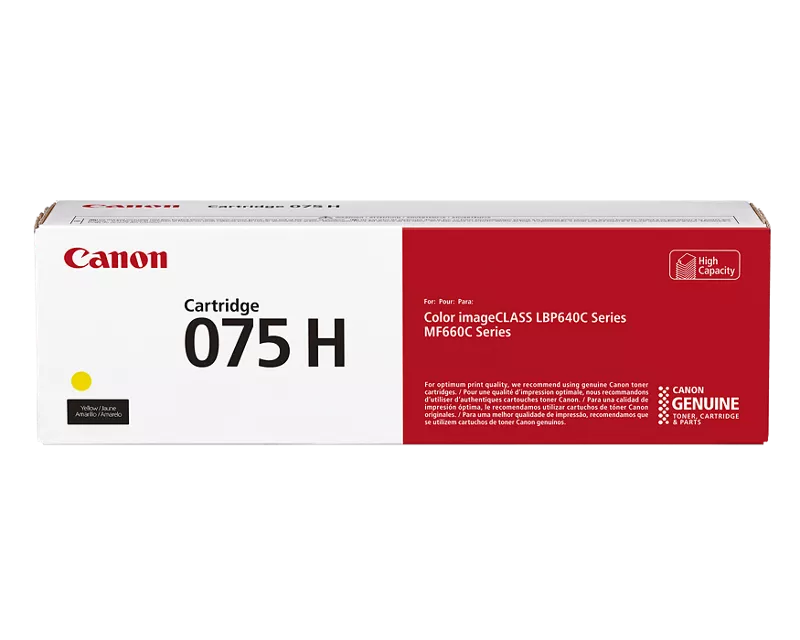075H Yellow Toner Cartridge 2.5K Yield